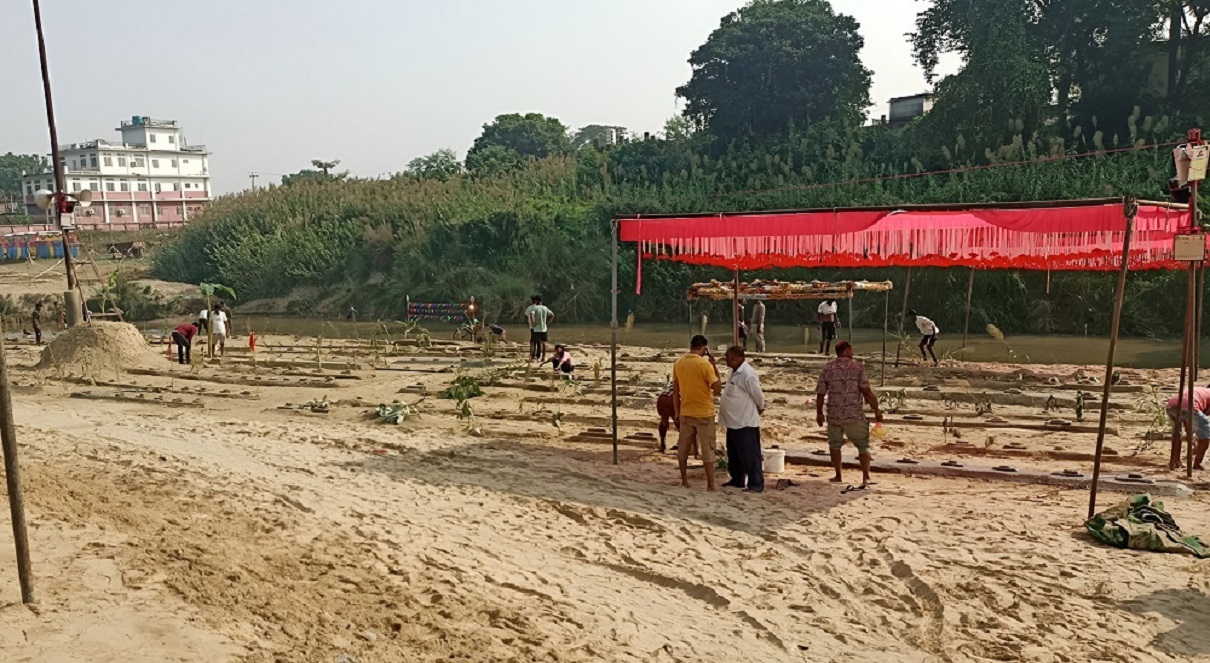 तराई–मधेशमा छठको पूर्वसन्ध्यामा छठघाट व्यवस्थापन र सरसफाइ तीव्र