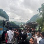 मुग्लिन–नारायणगढ सडकमा भीषण दुर्घटना, दुई बस र ट्रक ठोक्किँदा २६ जना घाइते, केहीबेर ठप्प बन्यो यातायात मुग्लिन–नारायणगढ सडकमा भीषण दुर्घटना, दुई बस र ट्रक ठोक्किँदा २६ जना घाइते, केहीबेर ठप्प बन्यो यातायात