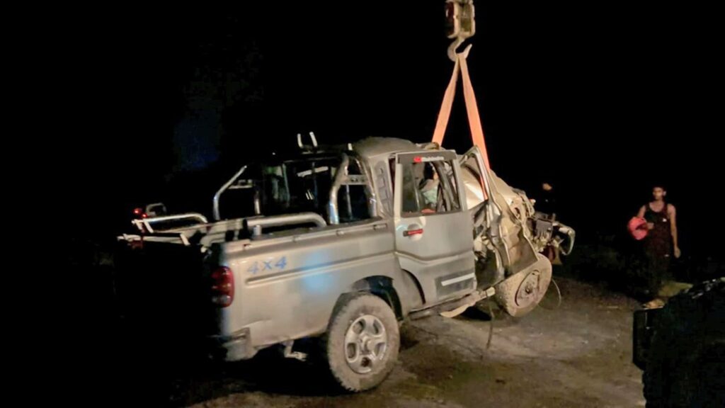 धरान–इटहरी सडकमा प्राधिकरणको स्कारपियो दुर्घटना, दुईको मृत्यु